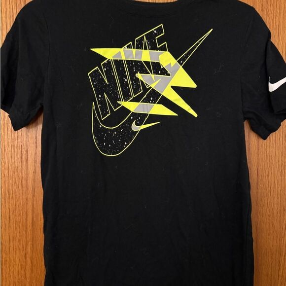 Nike Other - Nike Black T-Shirt with Yellow Graphic